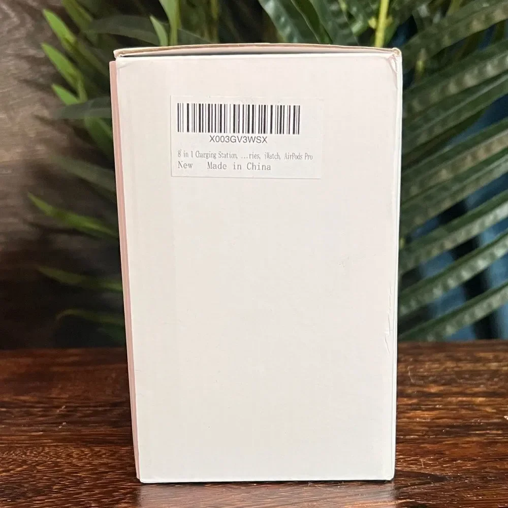 8 in 1 Multifunctional Wireless Charger in Black. New in Box!